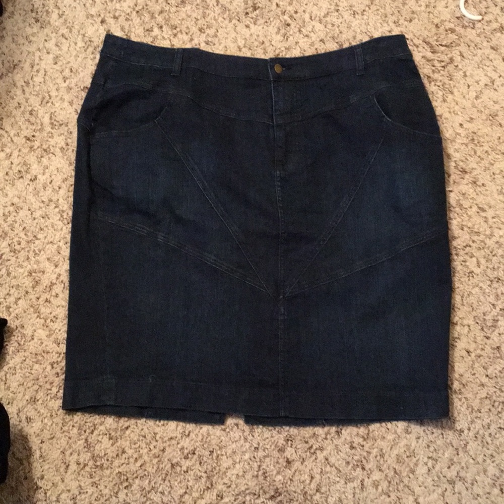 Lane Bryant jean skirt